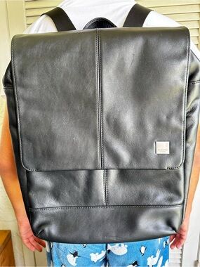 Knomo London Black Backpack – Sleek Everyday Laptop Carry